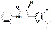 3-[4-溴-5-(二甲基氨基)-2-呋喃]-2-氰基-n-(2-甲基苯基)-2-丙酰胺结构式_586340-35-4结构式
