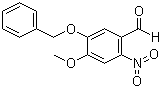 5-苄氧基-4-甲氧基-2-硝基苯甲醛结构式_58662-50-3结构式
