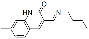 (9ci)-3-[(丁基亚氨基)甲基]-7-甲基-2(1H)-喹啉酮结构式_586986-37-0结构式