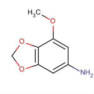 7-甲氧基-苯并[1,3]二氧代-5-胺结构式_5876-57-3结构式