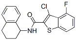 (9ci)-3-氯-4-氟-n-(1,2,3,4-四氢-1-萘)-苯并[b]噻吩-2-羧酰胺结构式_588673-80-7结构式