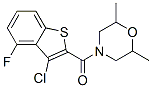 (9ci)-4-[(3-氯-4-氟苯并[b]噻吩-2-基)羰基]-2,6-二甲基-吗啉结构式_588674-15-1结构式