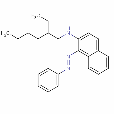N-(2-乙基己基)-1-(苯基氮杂)萘-2-胺结构式_58935-87-8结构式
