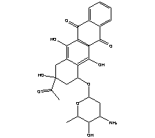 依达比星结构式_58957-92-9结构式
