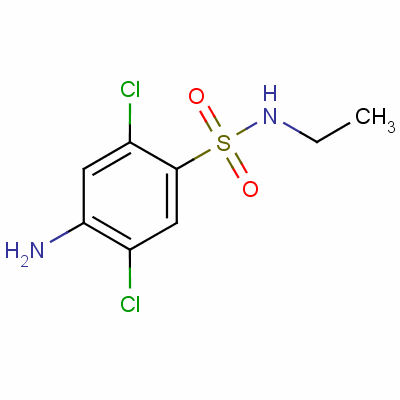 4-Amino-2,5-dichloro-n-ethylbenzenesulphonamideStructure,59000-84-9Structure 4-Amino-2,5-dichloro-n-ethylbenzenesulphonamide Structure,59000-84-9Structure