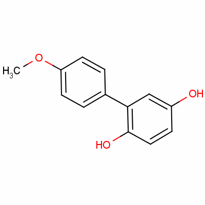 4-甲氧基[1,1-联苯]-2,5-二醇结构式_59007-04-4结构式