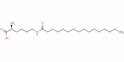 N6-(1-氧代十六基)-l-赖氨酸结构式_59012-43-0结构式