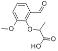 2-(2-甲酰基-6-甲氧基苯氧基)丙酸结构式_590395-57-6结构式