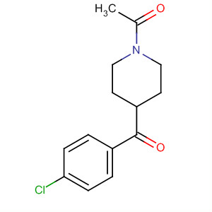 1-[4-(4-氯苯甲酰基)哌啶-1-基]乙酮结构式_59084-15-0结构式