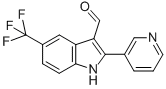2-(3-吡啶)-5-(三氟甲基)-1H-吲哚-3-羧醛结构式_591243-37-7结构式