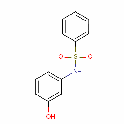 N-(3-羟基苯基)苯磺胺结构式_59149-19-8结构式