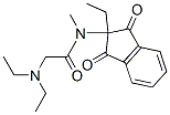 2-(二乙基氨基)-n-(1,3-二氧代-2-乙基茚-2-基 )-n-甲基乙酰胺结构式_59209-61-9结构式