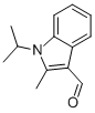 (9ci)-2-甲基-1-(1-甲基乙基)-1H-吲哚-3-羧醛结构式_592550-38-4结构式