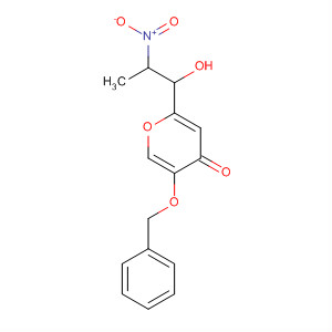 5-(苄氧基)-2-(1-羟基-2-硝基丙基)-4H-吡喃-4-酮结构式_59281-20-8结构式