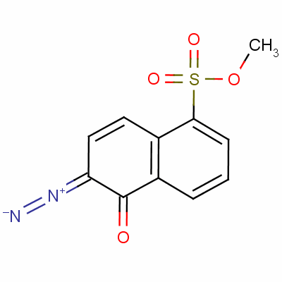 6-二氮杂-5,6-二氢-5-氧代萘-1-磺酸甲酯结构式_59297-04-0结构式