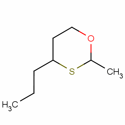 (Z)-2-甲基-4-丙基-1,3-氧硫杂环己烷结构式_59323-76-1结构式