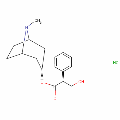莨菪碱盐酸盐结构式_5934-50-9结构式