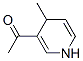 (9CI)-1-(1,4-二氢-4-甲基-3-吡啶)-乙酮结构式_594813-03-3结构式