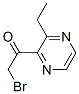 (9CI)-2-溴-1-(3-乙基吡嗪)-乙酮结构式_594813-45-3结构式
