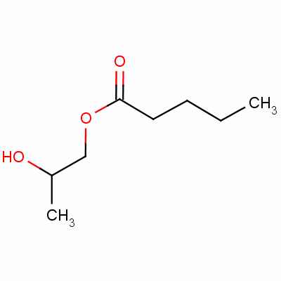2-羟基丙基戊酸酯结构式_59569-67-4结构式