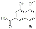 8-溴-4-羟基-5-甲氧基-2-萘羧酸结构式_596095-76-0结构式