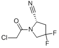 (2S)-(9CI)-1-(氯乙酰基)-4,4-二氟-2-吡咯烷甲腈结构式_596817-02-6结构式