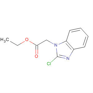 2-(2-氯-1H-苯并[d]咪唑-1-基)乙酸乙酯结构式_59769-22-1结构式