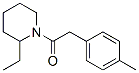 (9CI)-2-乙基-1-[(4-甲基苯基)乙酰基]-哌啶结构式_599162-21-7结构式