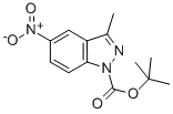 3-甲基-5-硝基-1H-吲唑-1-羧酸叔丁酯结构式_599183-33-2结构式