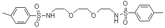 N,N-[1,2-乙烷二基双(氧基-2,1-乙烷二基)]双[4-甲基-苯磺酰胺结构式_59945-35-6结构式