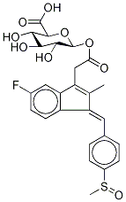 舒林酸酰基-beta-D-葡糖苷酸结构式_60018-36-2结构式