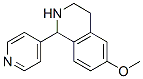 (9ci)-1,2,3,4-四氢-6-甲氧基-1-(4-吡啶)-异喹啉结构式_600647-43-6结构式