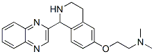(9ci)-N,N-二甲基-2-[[1,2,3,4-四氢-1-(2-喹噁啉yl)-6-异喹啉]氧基]-乙胺结构式_601462-78-6结构式