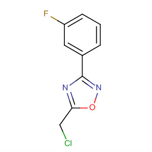 5-(氯甲基)-3-(3-氟苯基)-1,2,4-噁二唑结构式_601484-33-7结构式