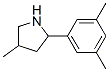 (9CI)-2-(3,5-二甲基苯基)-4-甲基-吡咯烷结构式_603068-80-0结构式