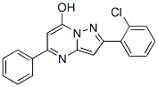 (9CI)-2-(2-氯苯基)-5-苯基-吡唑并[1,5-a]嘧啶-7-醇结构式_603098-19-7结构式