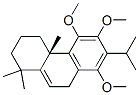 (S)-1,2,3,4,4a,9-六氢-5,6,8-三甲氧基-1,1,4a-三甲基-7-异丙基菲结构式_60371-74-6结构式
