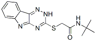 (9ci)-n-(1,1-二甲基乙基)-2-(2H-1,2,4-噻嗪并[5,6-b]吲哚-3-基硫代)-乙酰胺结构式_603946-00-5结构式