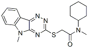 (9ci)-n-环己基-n-甲基-2-[(5-甲基-5H-1,2,4-噻嗪并[5,6-b]吲哚-3-基)硫代]-乙酰胺结构式_603946-11-8结构式