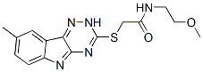 (9ci)-n-(2-甲氧基乙基)-2-[(8-甲基-2H-1,2,4-噻嗪并[5,6-b]吲哚-3-基)硫代]-乙酰胺结构式_603946-30-1结构式