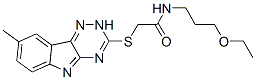 (9ci)-n-(3-乙氧基丙基)-2-[(8-甲基-2H-1,2,4-噻嗪并[5,6-b]吲哚-3-基)硫代]-乙酰胺结构式_603946-31-2结构式