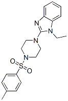 (9ci)-1-(1-乙基-1H-苯并咪唑-2-基)-4-[(4-甲基苯基)磺酰基]-哌嗪结构式_604741-71-1结构式