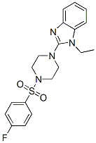 (9ci)-1-(1-乙基-1H-苯并咪唑-2-基)-4-[(4-氟苯基)磺酰基]-哌嗪结构式_604741-72-2结构式