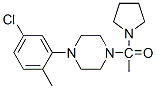 (9ci)-1-(5-氯-2-甲基苯基)-4-(1-吡咯烷乙酰基)-哌嗪结构式_604762-58-5结构式