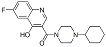 (9ci)-1-环己基-4-[(6-氟-4-羟基-3-喹啉)羰基]-哌嗪结构式_604773-14-0结构式