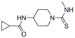 (9ci)-n-[1-[(甲基氨基)硫氧代甲基]-4-哌啶基]-环丙烷羧酰胺结构式_604775-44-2结构式