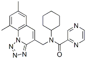 (9CI)-N-环己基-N-[(7,9-二甲基四唑并[1,5-a]喹啉-4-基)甲基]-吡嗪羧酰胺结构式_604778-08-7结构式