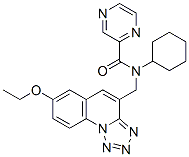 (9CI)-N-环己基-N-[(7-乙氧基四唑并[1,5-a]喹啉-4-基)甲基]-吡嗪羧酰胺结构式_604778-53-2结构式