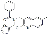 (9ci)-n-[(2-氯-6-甲基-3-喹啉)甲基]-n-(2-呋喃甲基)-苯甲酰胺结构式_604781-18-2结构式