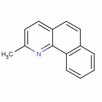 2-甲基苯并[h]喹啉结构式_605-88-9结构式
